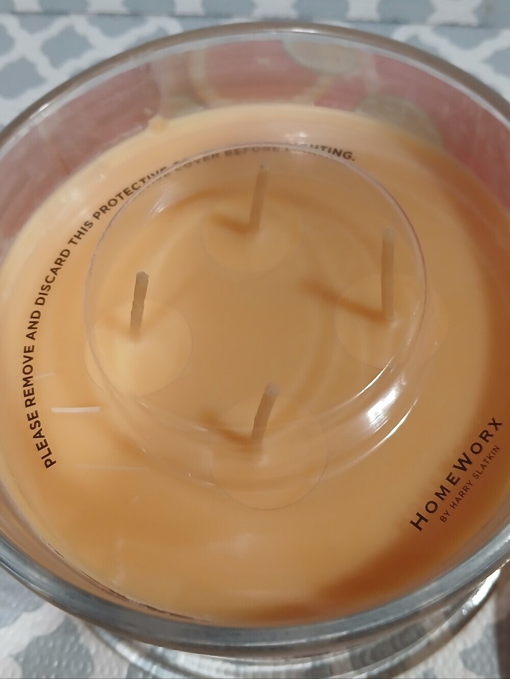Slatkin & Co. Mandarin Pink Grapefruit Scented 4 Wick Candle NWT - Picture 3 of 4